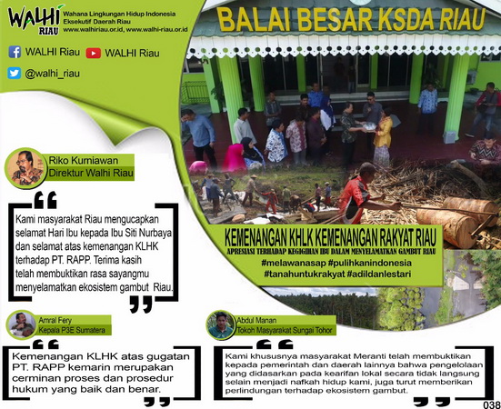 Kegigihan Menteri LHK Selamatkan Gambat di Riau